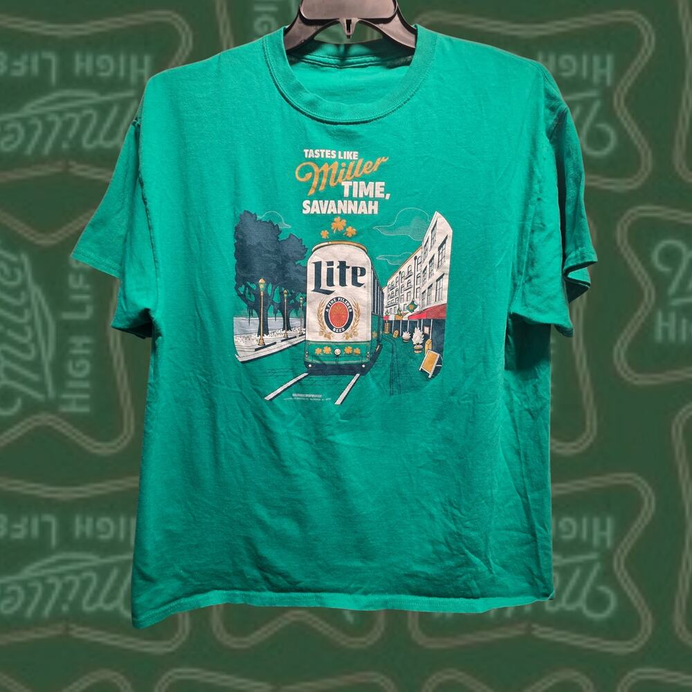 Miller Lite "Tastes Like Miller Time, Savannah" Graphic Tee